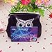 Wallet,toraway Vintage Women Small Coin Pockets Hasp Owl Purse Clutch Wallet Bags (Black)