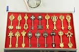 Fairy Tail New Collection Set of 18 Golden Zodiac Keys