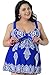 Women's Plus Size Swimdress Printed Swimsuit Beachwear with Shorts