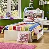 South Shore Logik Twin Bookcase Bed Collection - White - SSI685