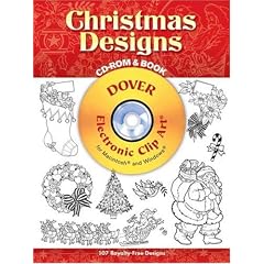 Christmas Designs CD-ROM and Book (Dover Electronic Clip Art Series)