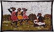 Batik Art from India Asian Paintings Wax on Cloth 36 x 22 inches (batik540)