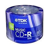 TDK Life On Record Music CDR 52x, 50 Pack Spindle