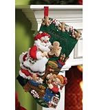 Bucilla Christmas Cookies Stocking Kit [Warning: Choking hazard small parts]