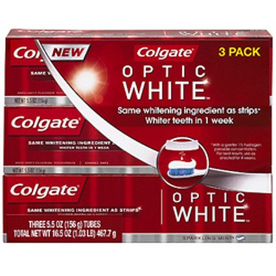 Colgate Optic White Toothpaste Oz. 3-pk