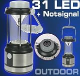  : 31 LED Camping Laterne Lampe Leuchte Taschenlampe original ELECSA