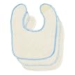 Bumkins Dusty Blue Org Cotton Bib 3-Pk