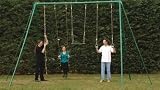 Adult garden swing set