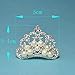 Baby Crown,SBParts Large Crystal Crown Tiara Slider Baby Headband