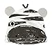 Big Elephant Baby Boys 2 Pcs Pajama Romper Sets with Hat Grey E14