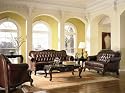 Furniture online: Victoria 100% Top Grain Leather 3PC Living Room Group