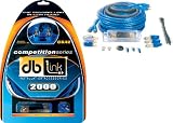 51V 7vM a7L. SL160  DB Link CK4Z 4 Gauge Competition Series Amplifier Installation Kit (Blue)