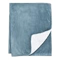 Home Sherpa Throw Blue