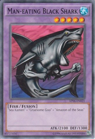 Yu-Gi-Oh! - Man-Eating Black Shark (AP06-EN021) - Astral Pack: Booster Six - Unlimited Edition - Common