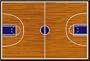 LA Rug Basketball Court Rug 5'3"x7'6"