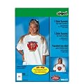 Sigel IP652 InkJet-Transfer-Folien f�r T-Shirts, wei�, helle Textilien, polymerbeschichtetes Papier, 197 �m, A4, 50 BL