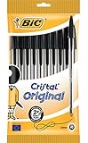 BiC Cristal Medium Ball Pen - Black (Pack of 10)