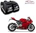 Auto Pearl - Pro Biker SIDE HANGING Water Proof Bike Twin Saddle KTM Type Bags Black For - Ducati 899 Panigale RS.4499.00
