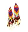 Bohemian Hippie Beaded Tassel Fashion Earrings