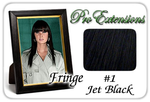 ProExtensions #1 Jet Black Pro Fringe Clip In Bangs