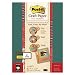 Post-it 8-1/2 by 12-Inch Craft Paper, Canary Yellow, Green, 6-Sheet/Pack