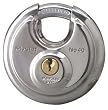 Master Lock 2-3/4-Inch Round Padlock with Shielded Shackle, Stainless Steel #40DPF