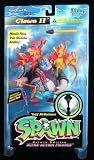 1996 MCFARLANE TOYS SPAWN SERIES 4 REPAINT CLOWN II W/ ORANGE WEAPONS