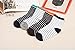 CHUNG Toddlers Little Boys Girls 4 Pack Cotton Crew Socks Stripe