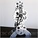 Standing Desktop Moving Gears Mechanical Automotive Racing Inspired Table Top Clock Image