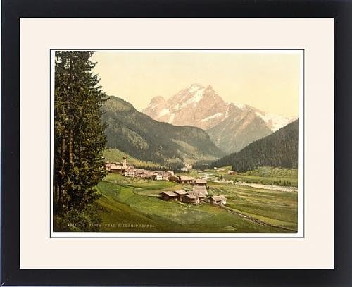 Framed Artwork of Fassathal (i.e., Fassatal), Gries and Vernel, Tyrol, Austro-