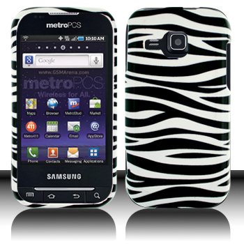 Premium - PDA Samsung R910/Galaxy Indulge Black/White Zebra Cover - Faceplate - Case - Snap On - Perfect Fit Guaranteed by Samsung