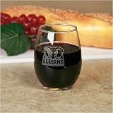 Alabama Crimson Tide 9 oz. Wine Glass
