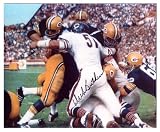 Dick Butkus Chicago Bears - Packer Pile - Autographed 8x10 Photograph