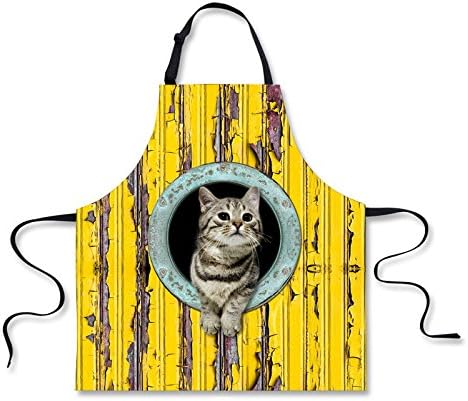 Pixel Apron - Funny new cat Personalized Creative Apron Kitchen Cooking Restaurant
