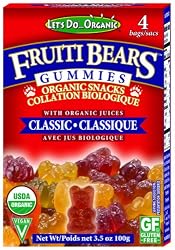 Let's Do Organic Classic Gummi Bears, 3.5-Ounce Boxes (Pack of 12)