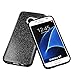 MEKO Galaxy S7 Case, Shiny Sparkle Glitter Bling Case -Built-in Glitter Soft Gel Flexible Firm Rubber Case for Samsung Galaxy S7- (Black)