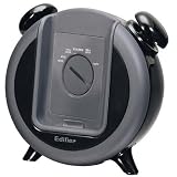 Electronics : Edifier i-F200 Black Double Bell Alarm Clock Retro iPod Docking Station/Charger