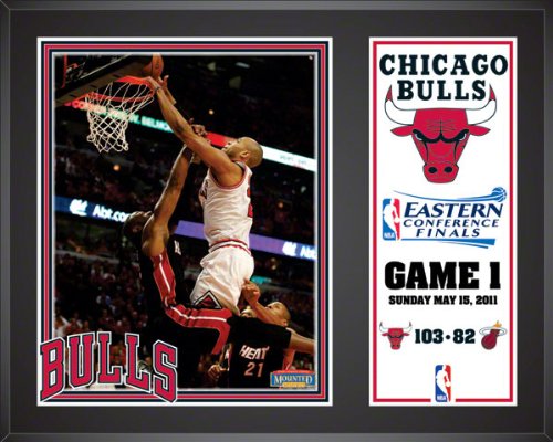 Mounted Memories Chicago Bulls 2011 Conference Finals Plaque