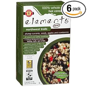 Roman Meal Elements Northwest Trails Hot Cereal, 8 Count Boxes (Pack of 6) Roman Meal Elements Northwest Trails Hot Cereal, 8-Count Boxes (Pack of 6)