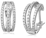 Watch&Jewellery Online Shop Ranking 9. Diamond Earrings, 18ct White Gold, Diamond Hoops, 0.6 carat Diamond Weight, by Miore, M0343PBW