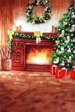 10x20 Christmas 4 Scenic Muslin Background Backdrop