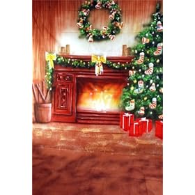 10'x20' Christmas 4 Scenic Muslin Background Backdrop