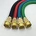 Greenbest 2016 New 50' Expanding Garden Hose, Ultimate, Solid Brass Connector Fittings, Red