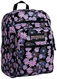 JanSport Big Student Classic Daypack (Black Flower Power)