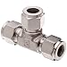 Parker A-Lok 1ET1-316 316 Stainless Steel Compression Tube Fitting, Tee, Tube OD