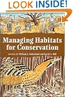 Managing Habitats for Conservation