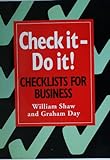Check it - do it! : checklists for business
