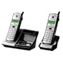 GE Cordless 5.8 GHz Edge 25951EE2 Phone with 2 handsets, Call Waiting Caller ID and Digital Answering System