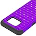 Galaxy S7 Edge Case, Tauri Studded Rhinestone [Crystal Bling] Hybrid Defender Armor Protective Case Cover For Samsung Galaxy S7 Edge - Purple