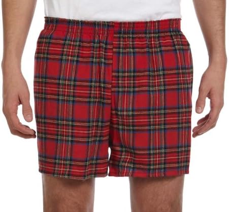 Robinson Apparel Unisex Cotton Flannel Short, ROYAL STEWART, Large